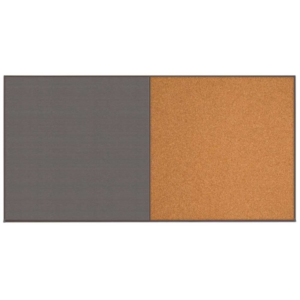 Enclosed Corkboard, 1 Door, 18"x24", 4" Fra